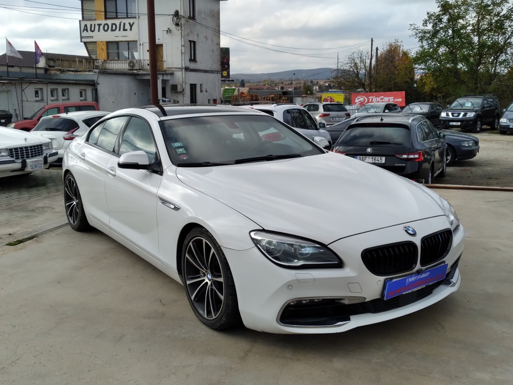 BMW 640d GRANCOUPE, ODPOČET DPH, 230kW, SERVISKA