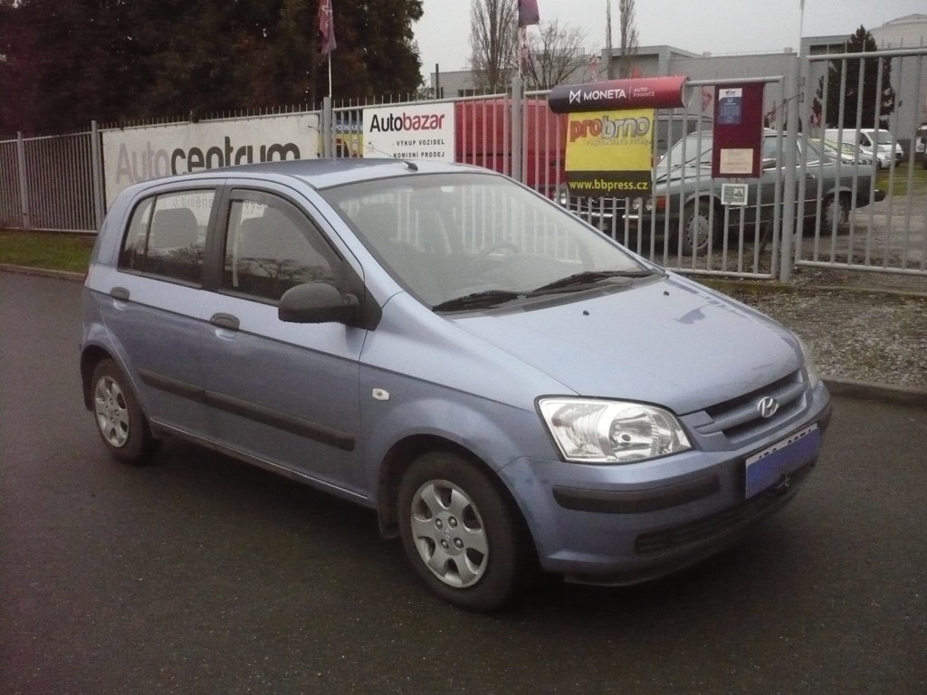 HYUNDAI GETZ 1.1 ČR,SERVO,97000 KM,ROZVODY OK