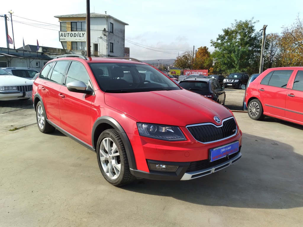 ŠKODA OCTAVIA SCOUT 2.0 TDI DSG 135kW 4x4 98000 KM, ČR, SERVISKA